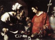 STROZZI, Bernardo The Charity of St Lawrence rt oil painting on canvas